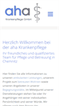 Mobile Screenshot of aha-chemnitz.de